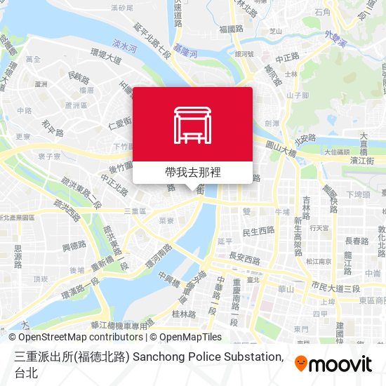 三重派出所(福德北路) Sanchong Police Substation地圖
