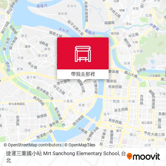 捷運三重國小站 Mrt Sanchong Elementary School地圖