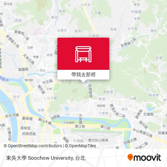 東吳大學 Soochow University地圖