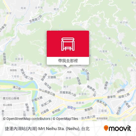 捷運內湖站(內湖) Mrt Neihu Sta. (Neihu)地圖