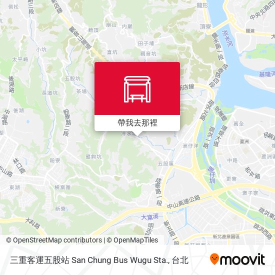 三重客運五股站 San Chung Bus Wugu Sta.地圖