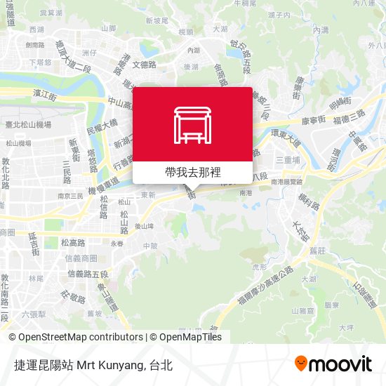 捷運昆陽站 Mrt Kunyang地圖
