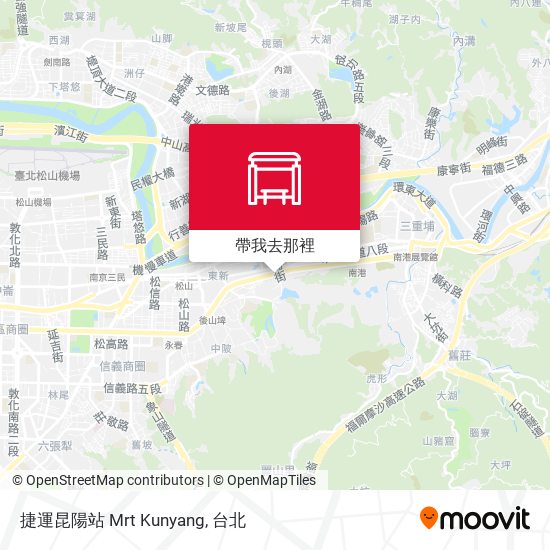 捷運昆陽站 Mrt Kunyang地圖
