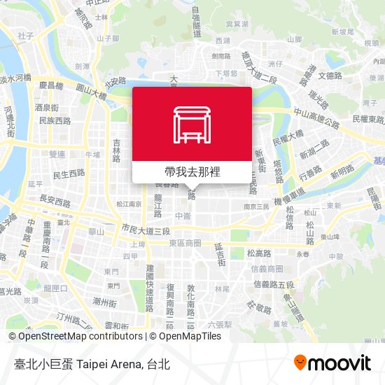 臺北小巨蛋  Taipei Arena地圖