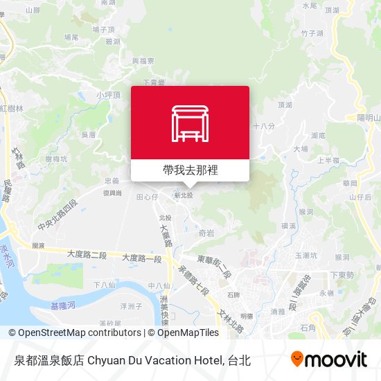 泉都溫泉飯店 Chyuan Du Vacation Hotel地圖