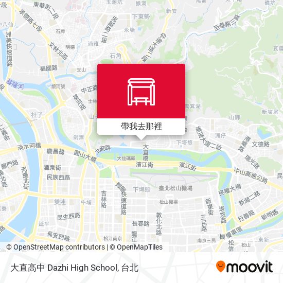 大直高中 Dazhi High School地圖