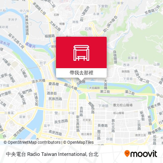 中央電台 Radio Taiwan International地圖