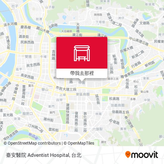臺安醫院 Adventist Hospital地圖