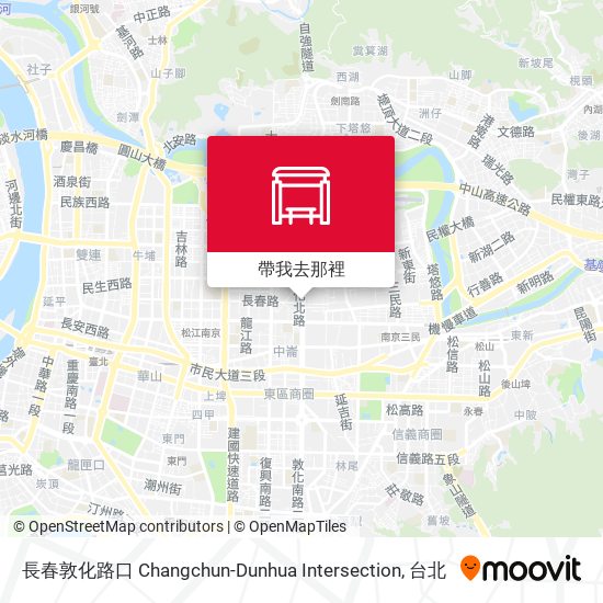 長春敦化路口 Changchun-Dunhua Intersection地圖