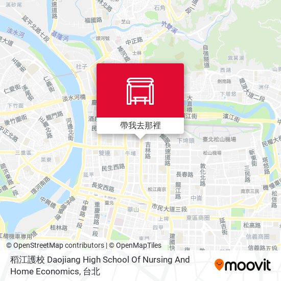 稻江護校 Daojiang High School Of Nursing And Home Economics地圖