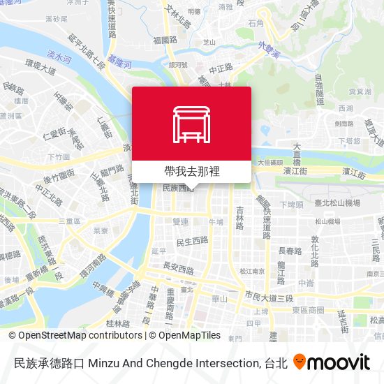民族承德路口 Minzu And Chengde Intersection地圖