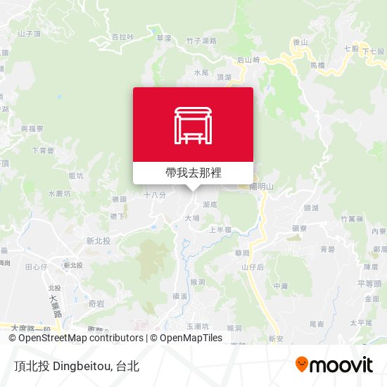 頂北投 Dingbeitou地圖