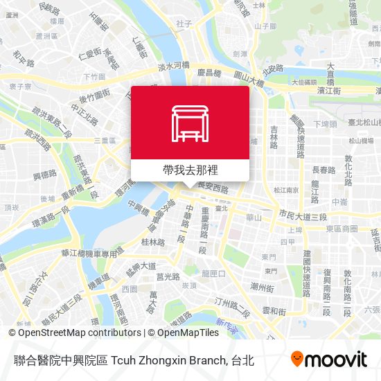 聯合醫院中興院區 Tcuh Zhongxin Branch地圖