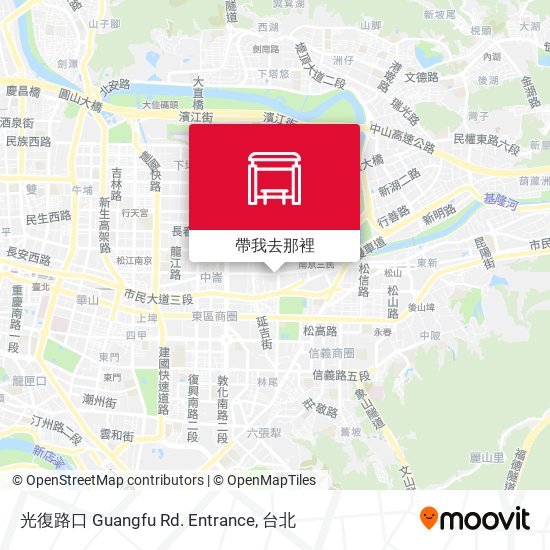 光復路口 Guangfu Rd. Entrance地圖