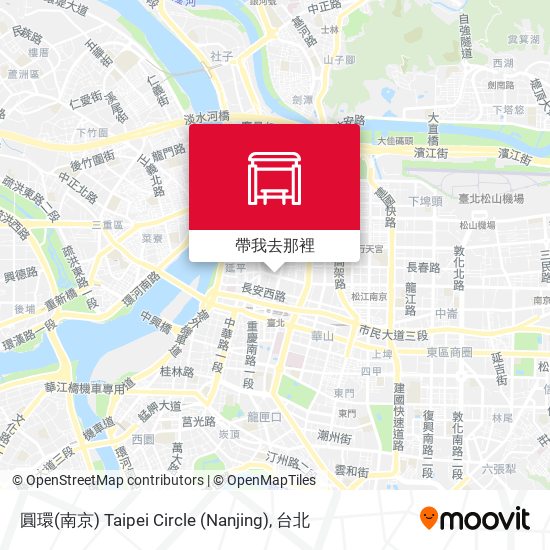 圓環(南京) Taipei Circle (Nanjing)地圖
