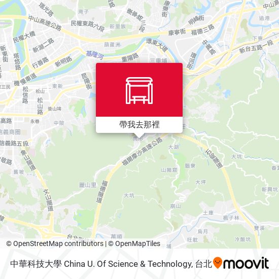 中華科技大學 China U. Of Science & Technology地圖