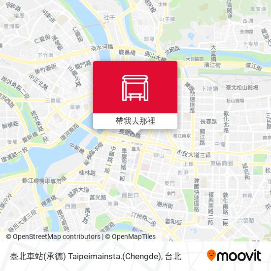 臺北車站(承德) Taipeimainsta.(Chengde)地圖