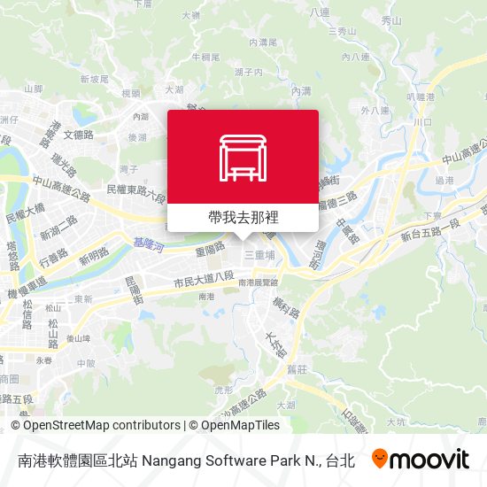 南港軟體園區北站 Nangang Software Park N.地圖