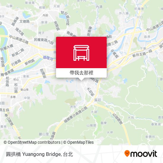 圓拱橋 Yuangong Bridge地圖