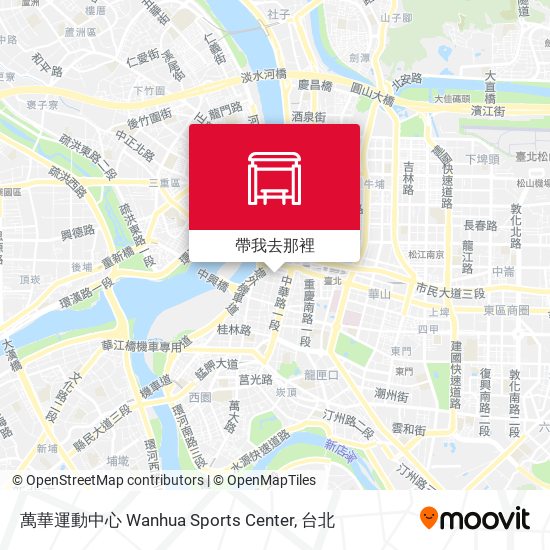 萬華運動中心 Wanhua Sports Center地圖
