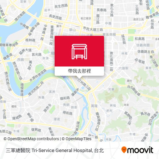 三軍總醫院 Tri-Service General Hospital地圖