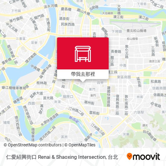 仁愛紹興街口 Renai & Shaoxing Intersection地圖