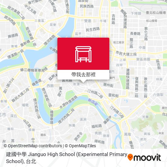 建國中學 Jianguo High School (Experimental Primary School)地圖