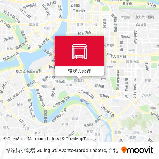 牯嶺街小劇場 Guling St. Avante-Garde Theatre地圖