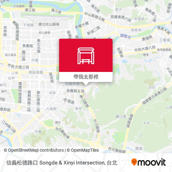 信義松德路口 Songde & Xinyi Intersection地圖