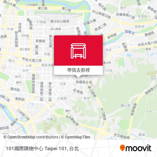 101國際購物中心 Taipei 101地圖