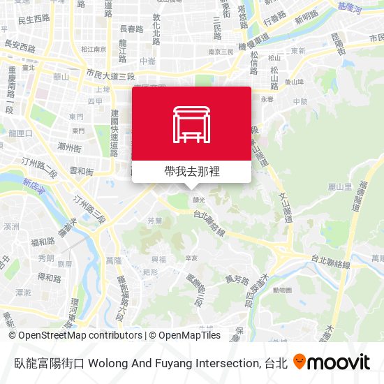 臥龍富陽街口 Wolong And Fuyang  Intersection地圖