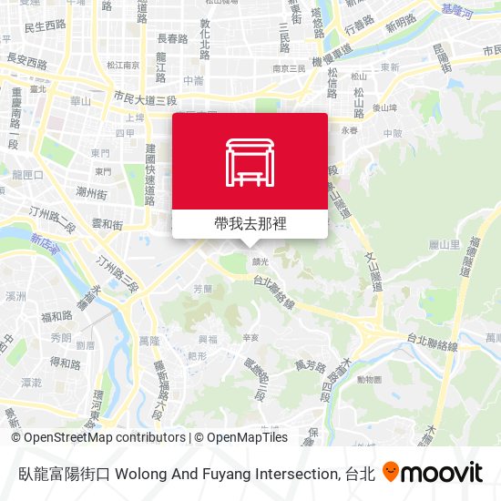臥龍富陽街口 Wolong And Fuyang  Intersection地圖