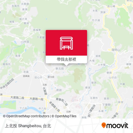 上北投 Shangbeitou地圖