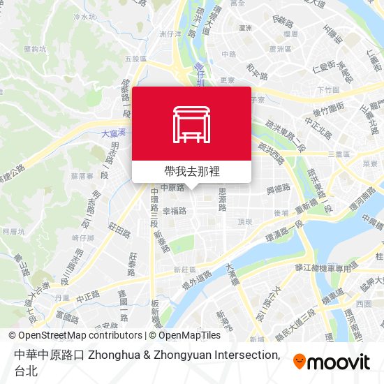 中華中原路口 Zhonghua & Zhongyuan Intersection地圖