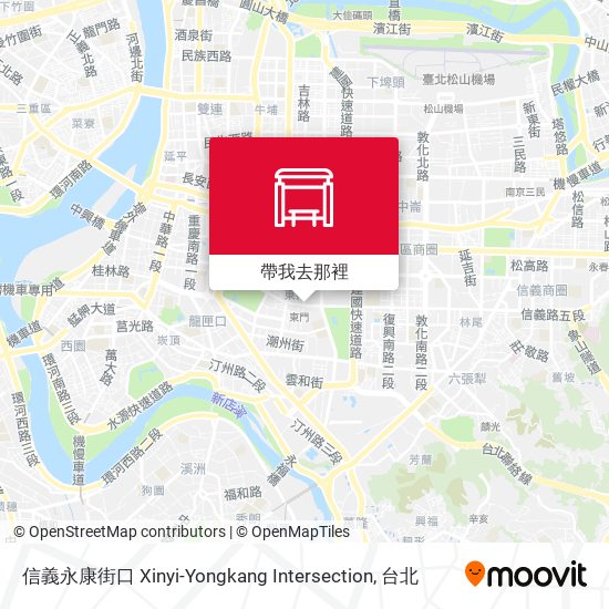 信義永康街口 Xinyi-Yongkang Intersection地圖