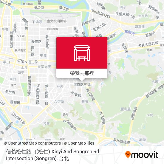 信義松仁路口(松仁) Xinyi And Songren Rd. Intersection (Songren)地圖