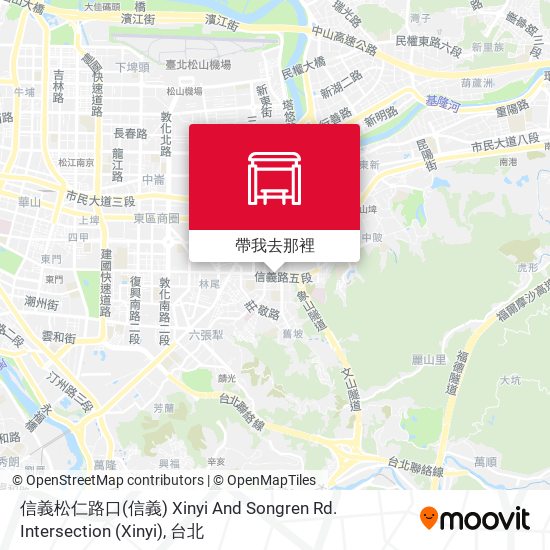 信義松仁路口(信義) Xinyi And Songren Rd. Intersection (Xinyi)地圖