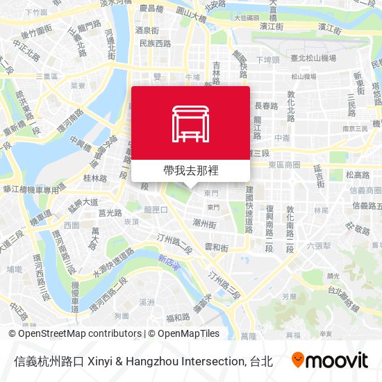 信義杭州路口 Xinyi & Hangzhou Intersection地圖