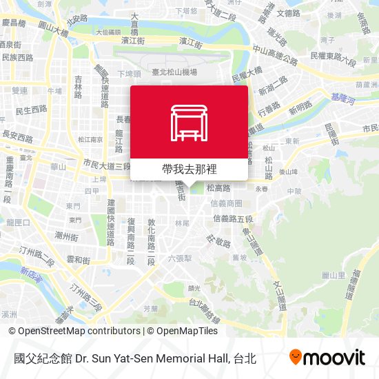 國父紀念館 Dr. Sun Yat-Sen Memorial Hall地圖