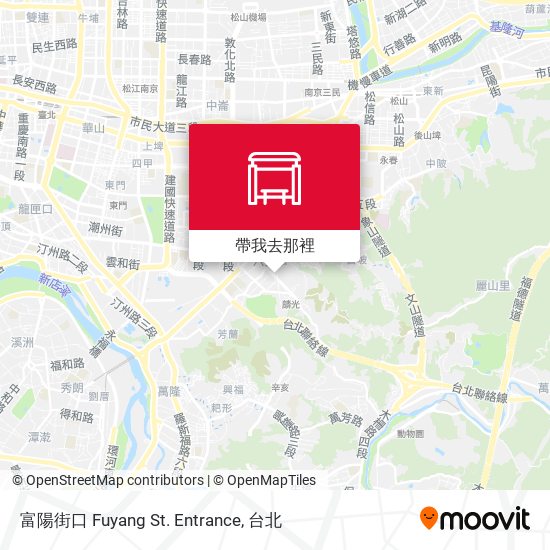 富陽街口 Fuyang St. Entrance地圖