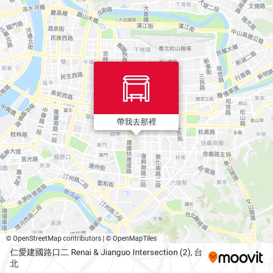 仁愛建國路口二 Renai & Jianguo Intersection (2)地圖