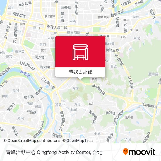 青峰活動中心 Qingfeng Activity Center地圖