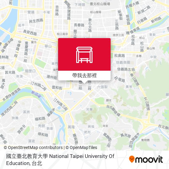 國立臺北教育大學 National Taipei University Of Education地圖