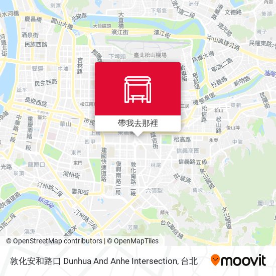 敦化安和路口 Dunhua And Anhe Intersection地圖
