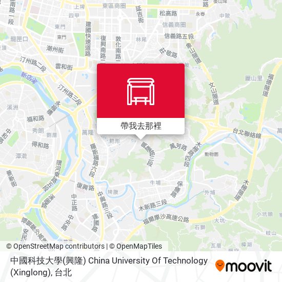 中國科技大學(興隆) China University Of Technology (Xinglong)地圖