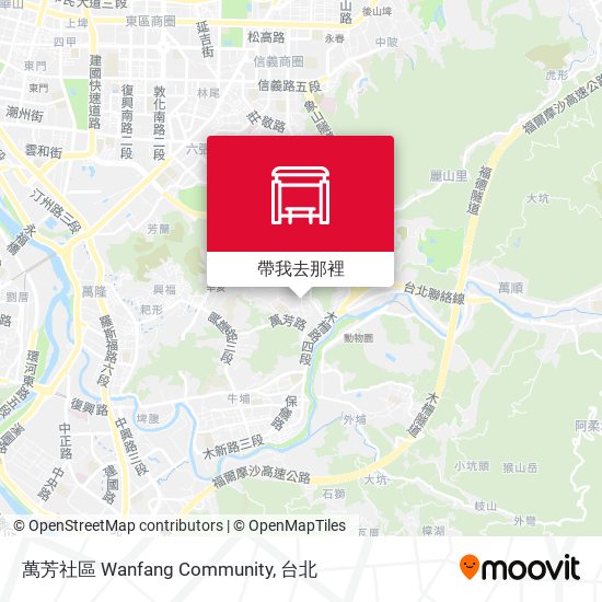 萬芳社區 Wanfang Community地圖