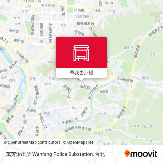 萬芳派出所 Wanfang Police Substation地圖