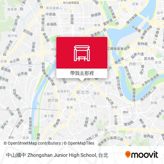 中山國中 Zhongshan Junior High School地圖
