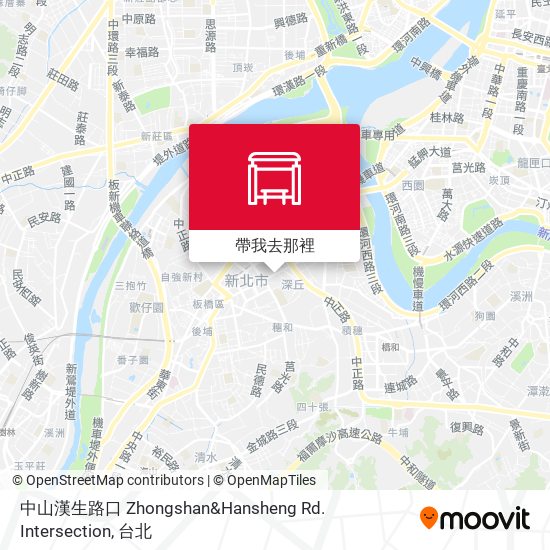 中山漢生路口 Zhongshan&Hansheng Rd. Intersection地圖