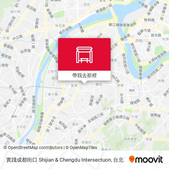 實踐成都街口 Shijian & Chengdu Intersectuon地圖